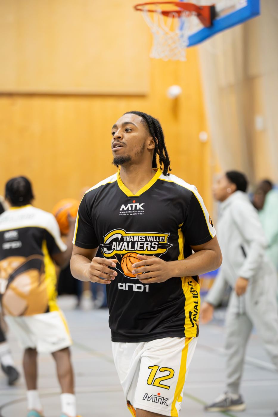 Portrait of Daniel Delsol-Lowry in a basketball kit